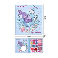 Косметика IG 35511 9 кольорів тіней та аплікатори, рум'яна,блиск для губ, у коробці