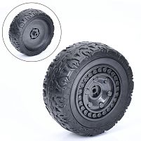 Колесо для дитячого електромобіля Bambi Racer JJ2122-F-EVA WHEEL (переднє, Ø26.5 см, ↔10.5 см, EVA, адаптер під редуктор)