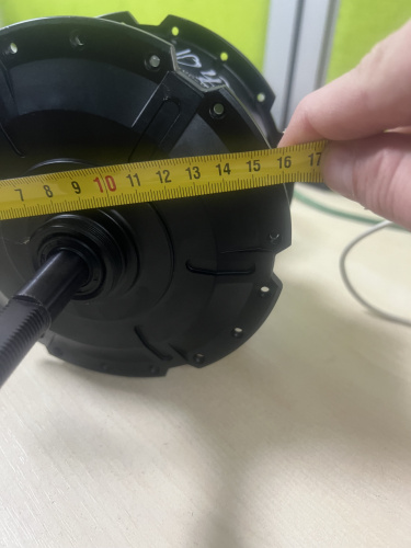 Мотор-колесо MXUS XF15FAT (48V/750W/20", редукторний, задній, для електровелосипеда FATBIKE) фото 4