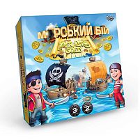 Настільна розважальна гра "Морський бій Pirates Gold" G-MB-03U УКР. "Danko Toys"