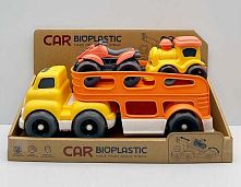 Трейлер 933-675 AM звуки, мелодія, підсвічування, квадроцикл, потяг, з біопластику, в коробці