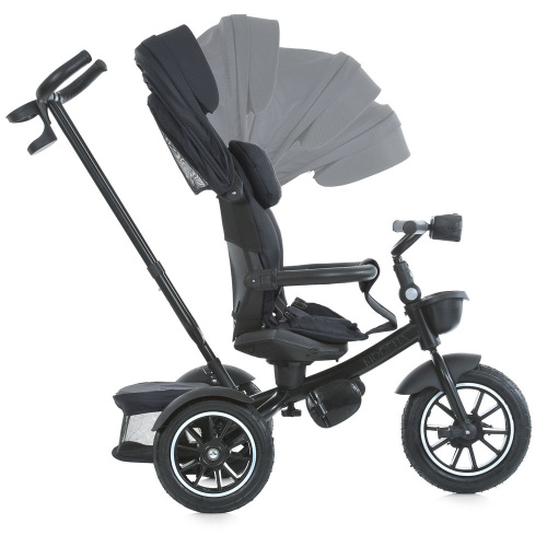 Велосипед дитячий триколісний El Camino ME 1193 Dark Gray «MODENA» (колеса: передні Ø10.2"/задні Ø9"/гума, рама: сталь, батьк. ручка, до 30 кг) фото 17