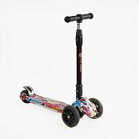 Самокат А 24719 / 7606 світло, d передніх колес 14 см, d задніх колес 8 см