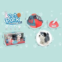 Улюбленець RA 001-8 “Собачка”, ходить, звуки, переноска, аксесуари, на батарейках, в коробці