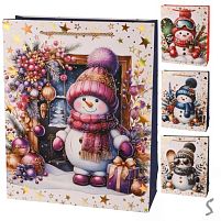 Пакет новорічний паперовий S "Snowman" 18*23*8см Stenson R34606-S