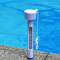 Термометр для басейну Intex 28093 (діапазон вимірювання: 0-50°C / 30-120°F, мотузка для кріплення)