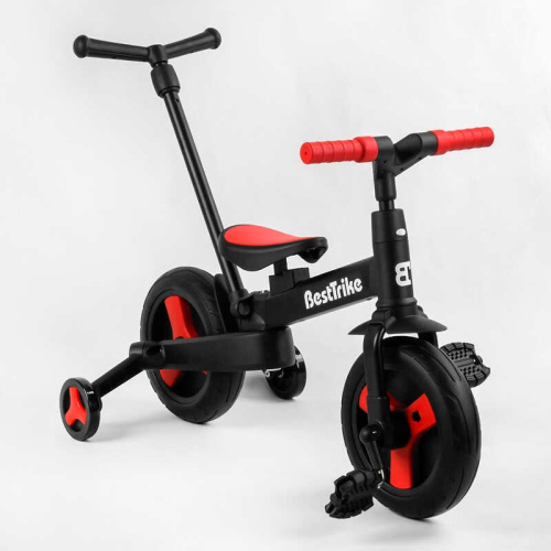 Велосипед дитячий триколісний Turbotrike дитячий триколісний BestTrike 23031 (трансформер, колеса PU 10'', батьківська ручка, знімні педалі)