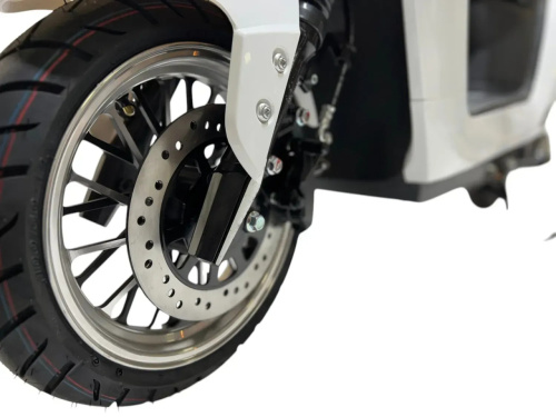 Електроскутер Aima M4 White (колеса: Ø12", акб: 72V/30Ah/Li-ion/з'ємна, мотор: 2000W, пробіг на одному заряді до 80 км, до 70 км/год, білий) фото 4