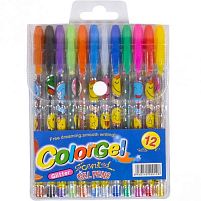 Набір гель ручок "ColorGel" 12кол Stenson (ST01031)