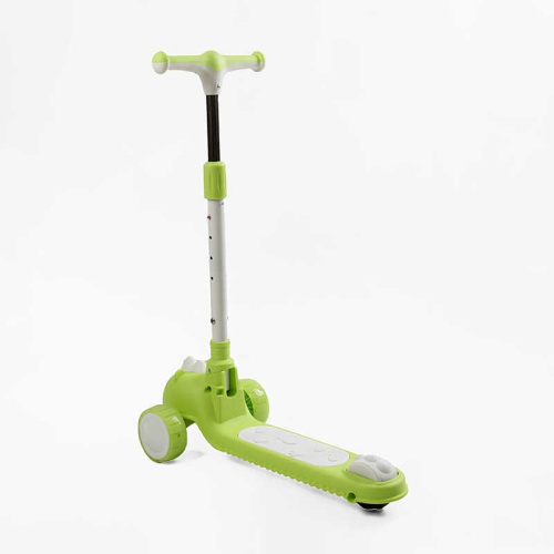Самокат триколісний Skyper SC-54107 (колеса: передні Ø4.92"/PU/заднє Ø3,15"/PU, рама: пластик/складна, до 25 кг) фото 3