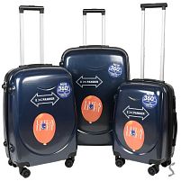 Валіза полікарбонат (PC) 20/24/28'' 3шт/наб Stenson R42137-DB/R41989