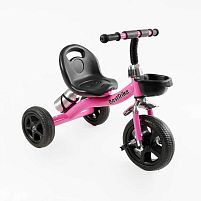 Велосипед дитячий триколісний Best Trike BS-14250 (колеса: переднє Ø10"/задні Ø8"/EVA, рама сталь, кошик, тримач з пляшкою, до 25 кг)