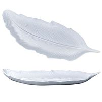 Блюдо порцеляна "Feather" 15" (38см) Stenson MC6128
