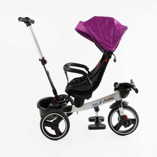 Велосипед дитячий триколісний Best Trike 6390 – 17-502 «Oscar» (колеса: переднє Ø10"/задні: Ø8"/PU, рама: сталь, батьк. ручка, нахил спинки, до 25 кг) фото 5
