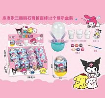 Гіпсова розмальовка BQ 24-1 ЦІНА ЗА 12 ШТУК В БЛОЦІ, герой, гіпсова фігурка, набір фарб, пензлик, наліпки, в коробці