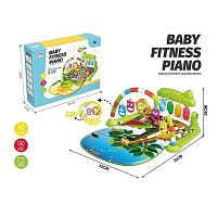 Килимок 688-20 піаніно, мелодії, підсвічування, 4 брязкальця, в коробці