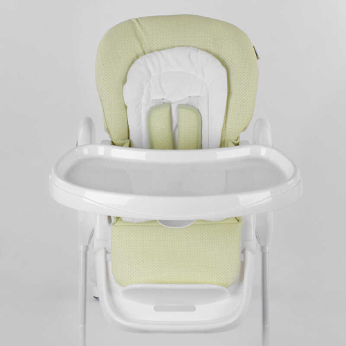 Стільчик для годування немовлят Toti W-56077 (м'який PU, м'який вкладиш, 4 колеса, знімний столик, в коробці) фото 6