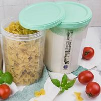 Контейнер харчовий для сипучих продуктів з різьбою 2пр/наб 1л/1.5л d12.5*15.5см Stenson (NP-85м)
