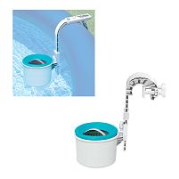 Скімер Intex 28000-1 (великий, підходить для каркасних та надувних басейнів, працює від фільтру-насосу не меньше 3785 л/год)