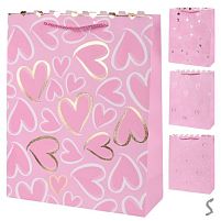 Пакет подарунковий паперовий S "Whith Love" 18*24*8.5см Stenson R34705-S