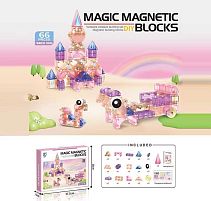 Магнітний конструктор 4400 66 деталей, в коробці