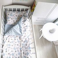 Змінний комплект постільної білизни "Тварини" 62660 тканина РАНФОРС, розмір 120*60 см "Bimbo", в пакеті