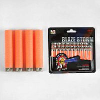 Патрони ZC 09 30 штук, м’які, гумовий наконечник, на листі