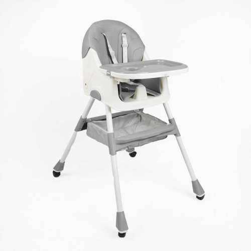 Стільчик для годування Toti TL-51609 (22*110 см, сталева конструкція, регулювання спинки, сидіння, висота, кошик, ремінь, 4 колеса, до 30 кг)