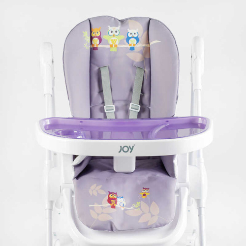 Стільчик для годування Joy K-60290 (55*79*115 см, регульованя: стільниця 3 положення, сидіння 3 положення, висота 7 положень, підніс, кошик, 4 колеса) фото 5