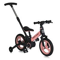 Велосипед-трансформер дитячий двоколісний Profi Kids MB 1021-3 (колеса Ø12"/гума, рама: сталь, доп. колеса, батьк. ручка, гальмо ручне, до 40 кг)