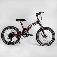Дитячий спортивний велосипед 20 '' CORSO «T-REX» 41777 (1) магнієва рама, обладнання MicroShift, 7 швидкостей, зібраний на 75%