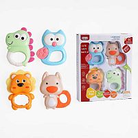 Набір брязкалець 668-82 4 штуки, прорізувачі, в коробці