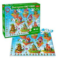 Пазл-віммельбух МЕ 5032-34 "Пазл-лабіринт. Світ чудес" "Ludum" 120 елементів