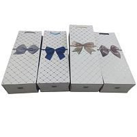 Пакет подарунковий паперовий під пляшку "Bow" 13*8.5*36см Stenson R33710