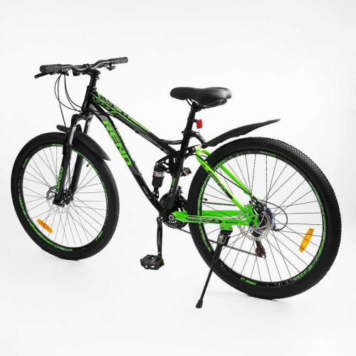 Велосипед двоколісний спортивний Corso RD-60280 «Rend» (колеса Ø27,5"/гума, рама: 15"/сталь, швидкостей: 21, обладнання Shimano) фото 3
