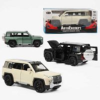 Машинка 41107 "Авто Експерт", 3 види, металопластик, 1:32, звук, світло, інерція, відкриваються двері, в коробці, ВИДАЄТЬСЯ МІКС ВИДІВ