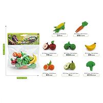 Овочі та фрукти YJ 844 D 8 фігурок, в пакеті