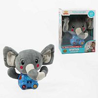 М’яка музична іграшка KC 17 звуки, підсвічування, мелодії, запис та відтворення голосу, в коробці