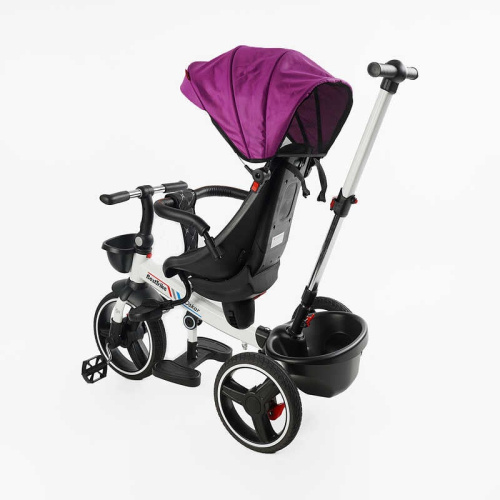 Велосипед дитячий триколісний Best Trike 6390 – 17-502 «Oscar» (колеса: переднє Ø10"/задні: Ø8"/PU, рама: сталь, батьк. ручка, нахил спинки, до 25 кг) фото 3
