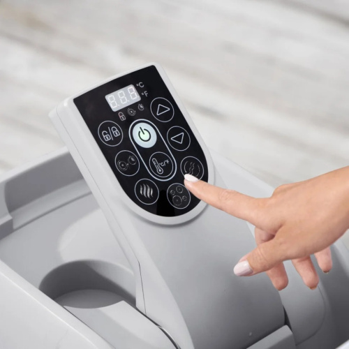 Надувне джакузі-СПА Bestway 60005 (66*180 см., об'єм: 669 л., 4 місць, картр. фільтр-насос 1325 л/год, тент, дозатор хімії, аеромасаж, таймер) фото 4