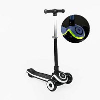 Самокат триколісний Skyper SS-605-83 L (колеса: передні Ø4.92"/заднє Ø3.15"/PU, рама: пластик/складна, підсвітка, до 25 кг)