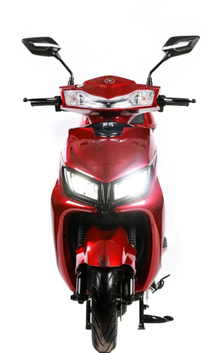 Електроскутер Aima Big Bull Red (колеса: Ø10", акб: 72V/32Ah/Lead-Acid, мотор: 1200W, пробіг на одному заряді до 65 км, до 50 км/год, червоний) фото 2