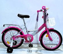 Велосипед дитячий двоколісний Corso MX-73269 «Maxis» (колеса Ø18"/гума, рама: сталь, допоміжні колеса, гальмо ручне, кошик, від 6 років)