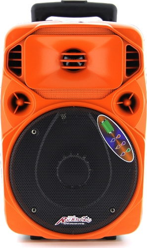 Колонка акумуляторна портативна з мікрофоном та пультом USB/FM/Bluetooth RockySonic K-08