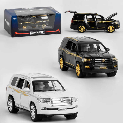 Джип EL 3912 "Auto Expert" металопластик, 1:24, інерція, світло, звук, відкриваються двері, капот і багажник, в коробці