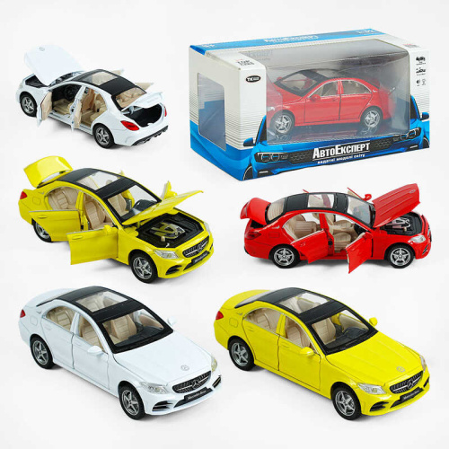 Машинка RS-10515 "Авто Експерт", 3 кольори, металопластик, 1:32, звук, світло, інерція, рухомі елементи, в коробці, ВИДАЄТЬСЯ ТІЛЬКИ МІКС ВИДІВ