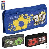 Пенал "Soccer" 20*9см Stenson ST43436