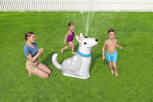 Іграшка дитяча надувна BestWay 52570 «Happy Husky» (44*100*112 см, розбризкувач, ремкомплект) фото 7