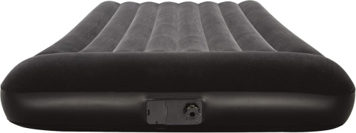 Надувний матрац BestWay 67462 «Flocked Air Bed» (25*137*191 см, 30 см з підголівником, півторамісний, вбудований електронасос 220V, до 273 кг) фото 3