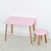 Комплект стіл і стілець Bambi 04-026R (рожевий)